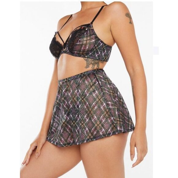 Savage X Fenty A Little Tart Open-Back Flirty Skirt Coquette Size 3X NEW $44.95 - Picture 4 of 6